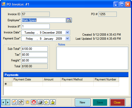 Purchase Orders image v19.1
